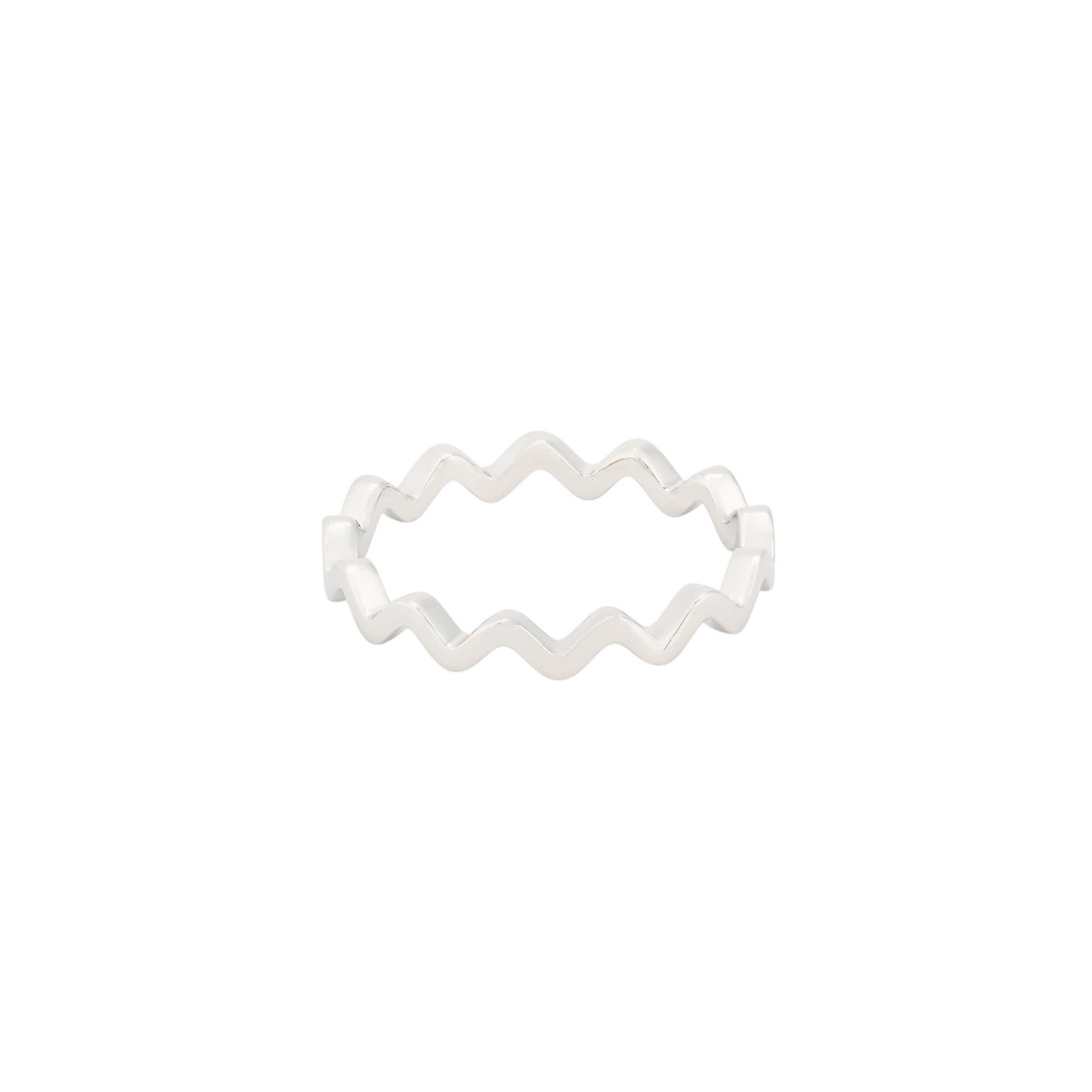 Anello BeLove con zigzag - Placcato in oro