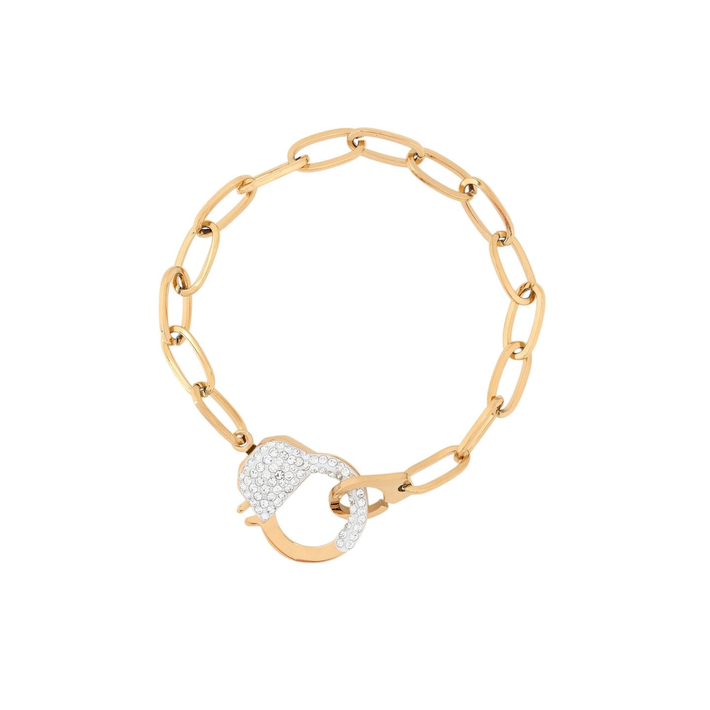 Bracciale Glamour con maglie e manette