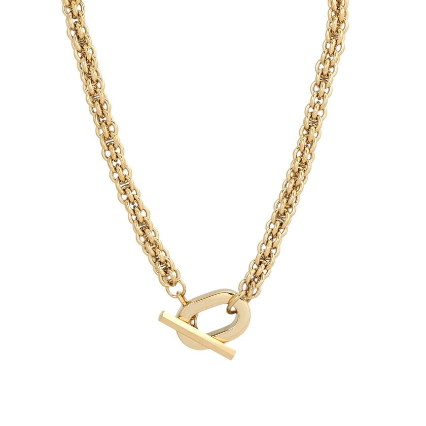 Collana con chiusura incrociata - Acciaio Inossidabile