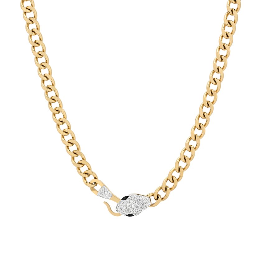 Collana con serpente - Acciaio Inossidabile