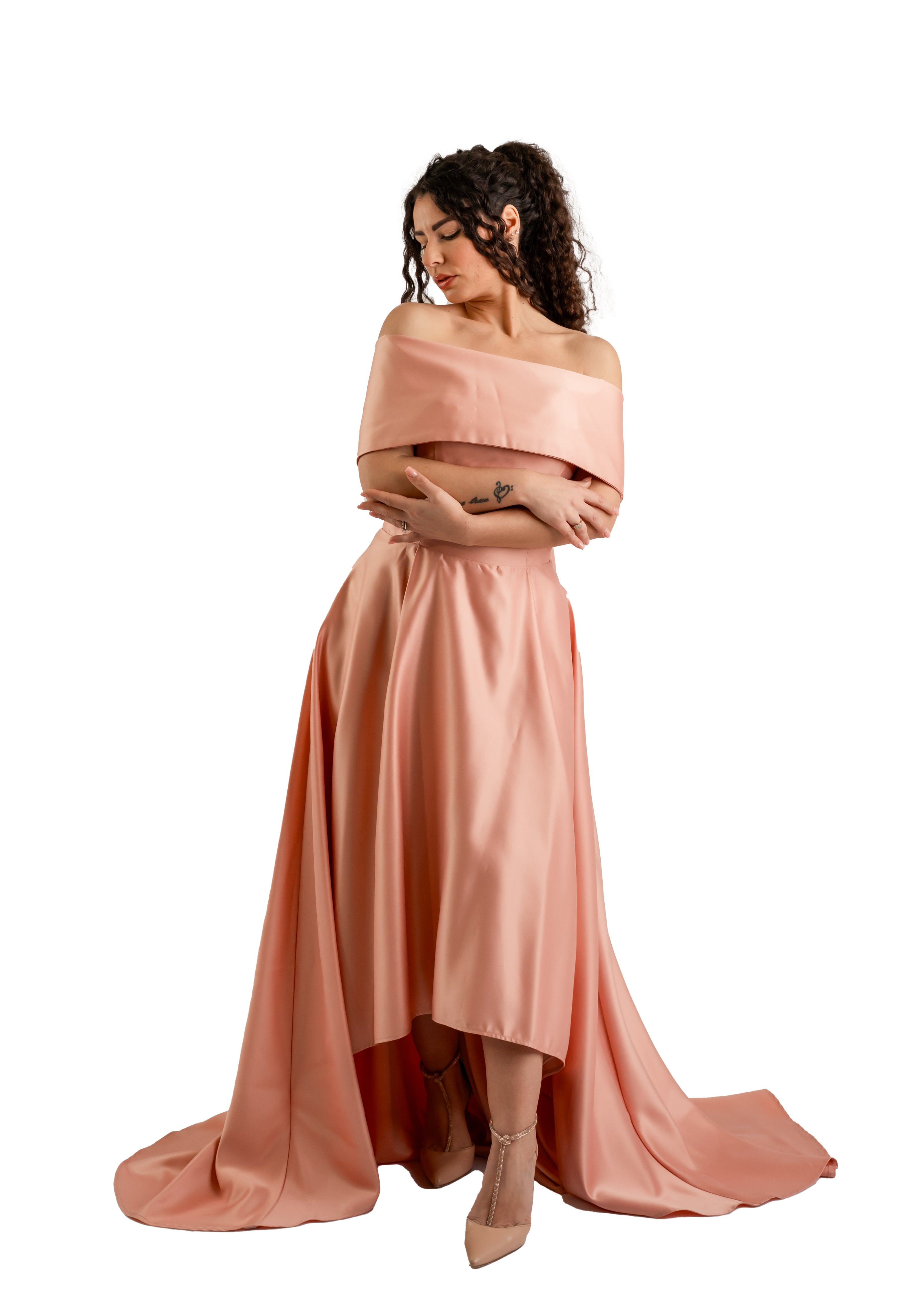 Peach Formal Dress