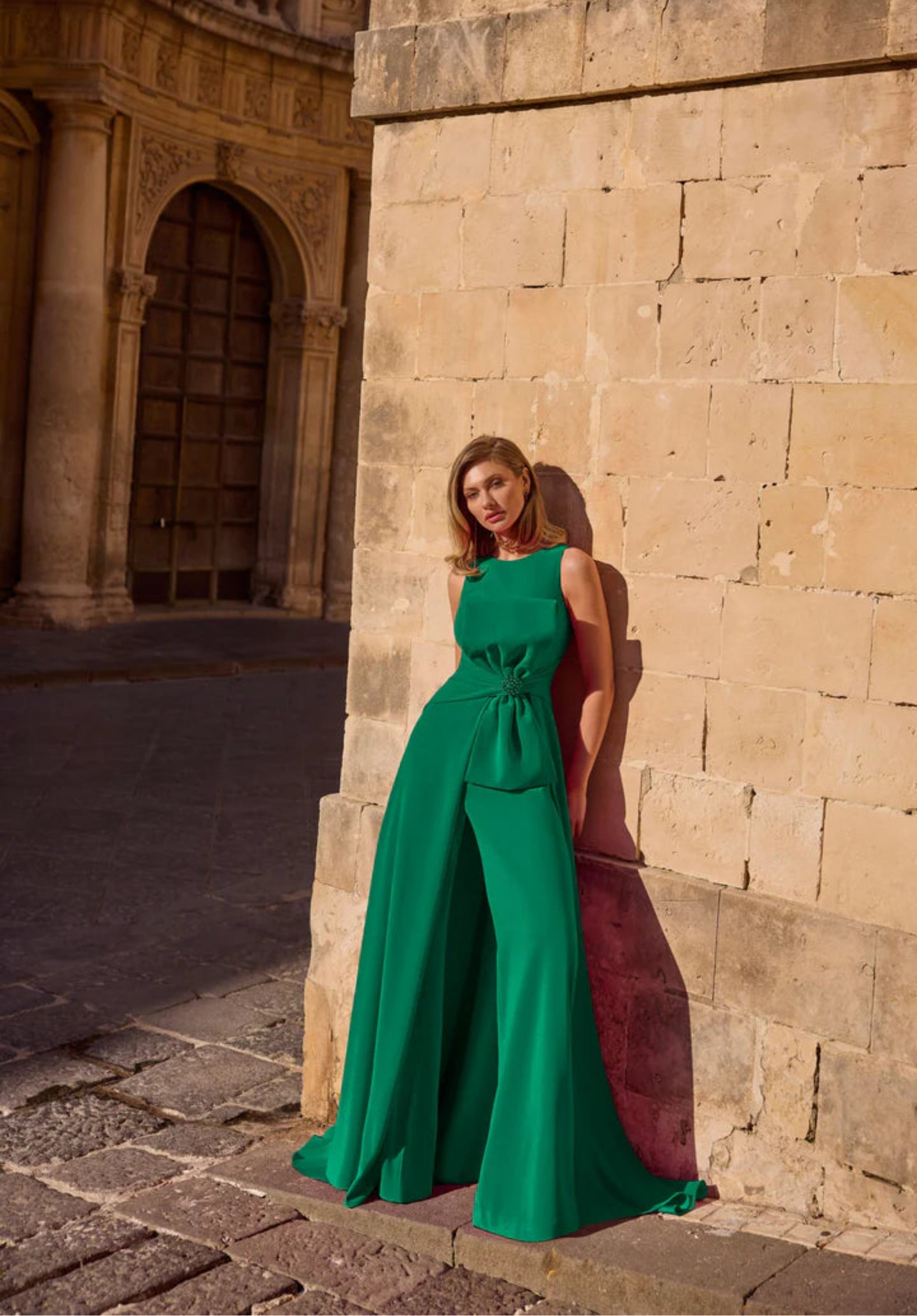 Chiffon Corset Prom Dress with Detachable Sleeves