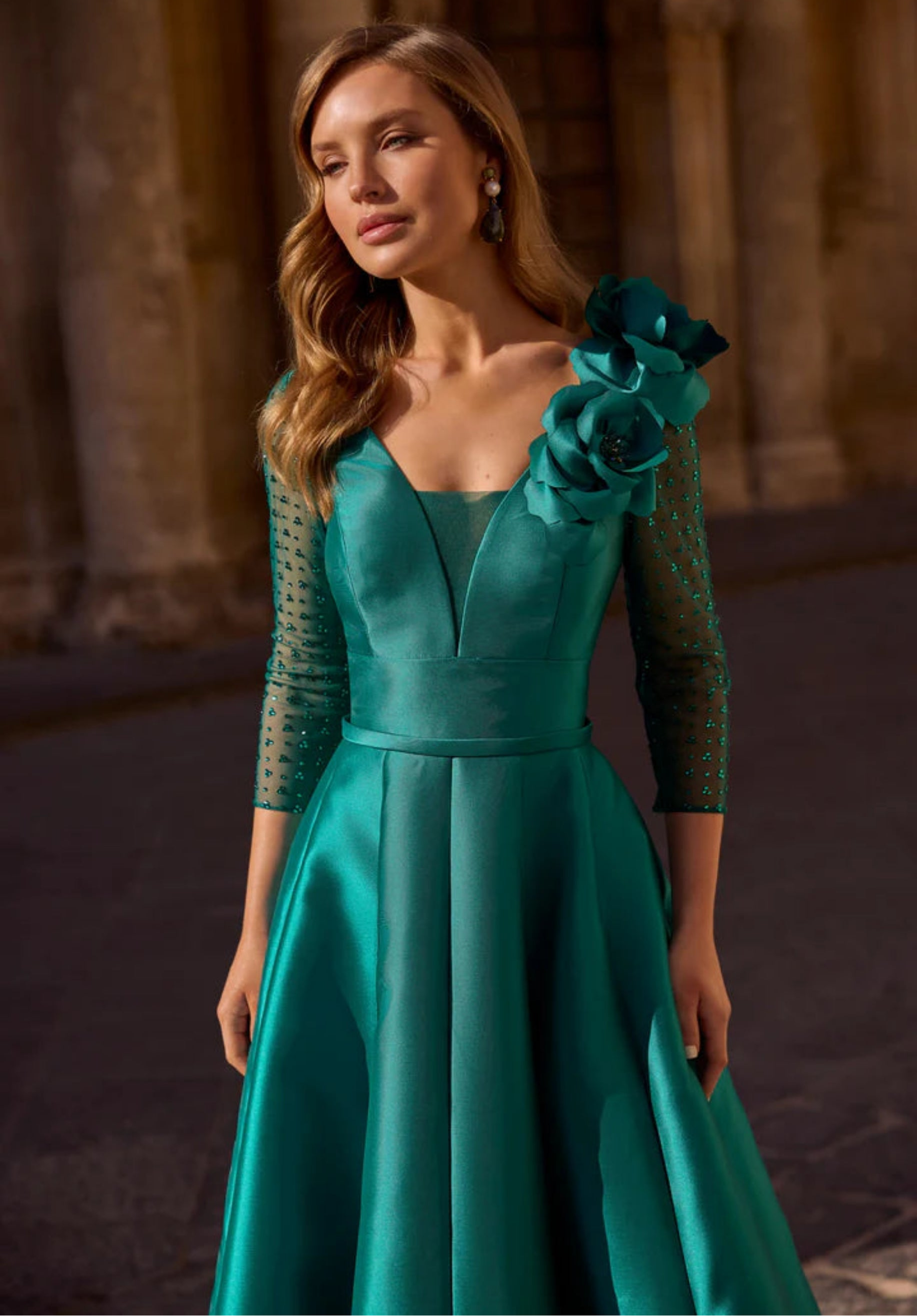 Abito Cerimonia Veni Infantino Teal by AtelierCristina - 25087