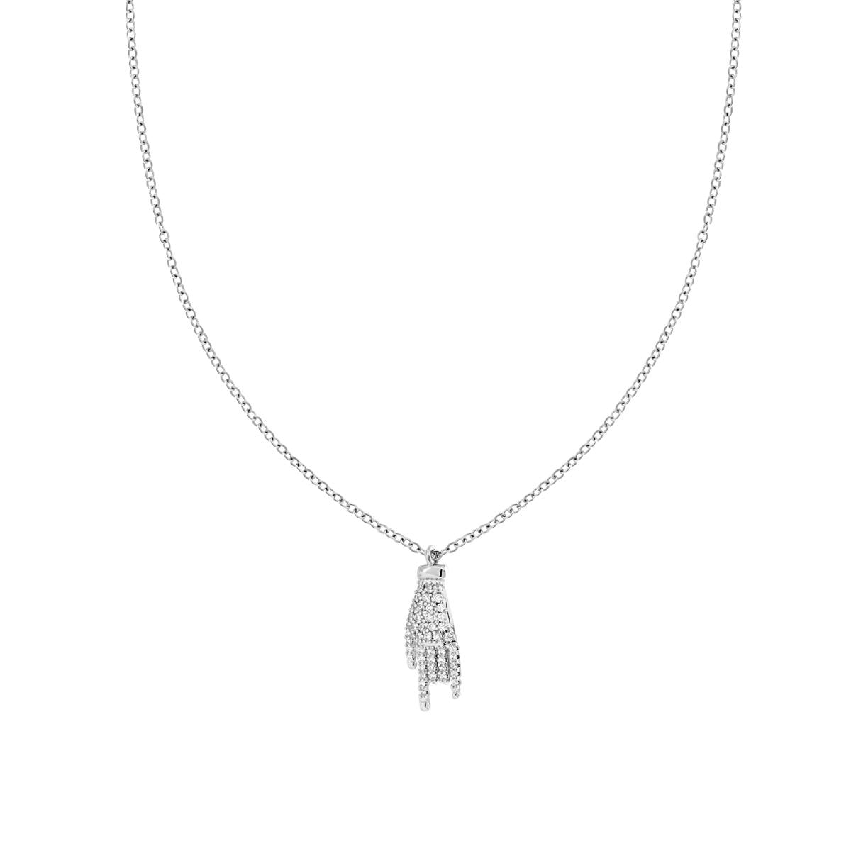 Collana Corna Portafortuna - Acciaio Inossidabile