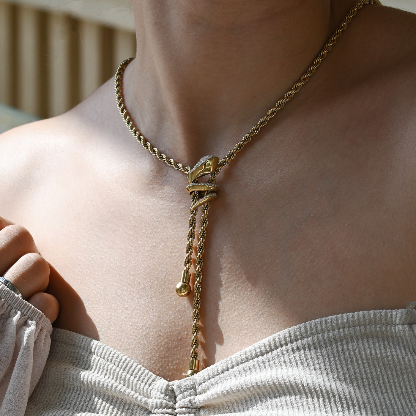 Collana Prestige con zirconi