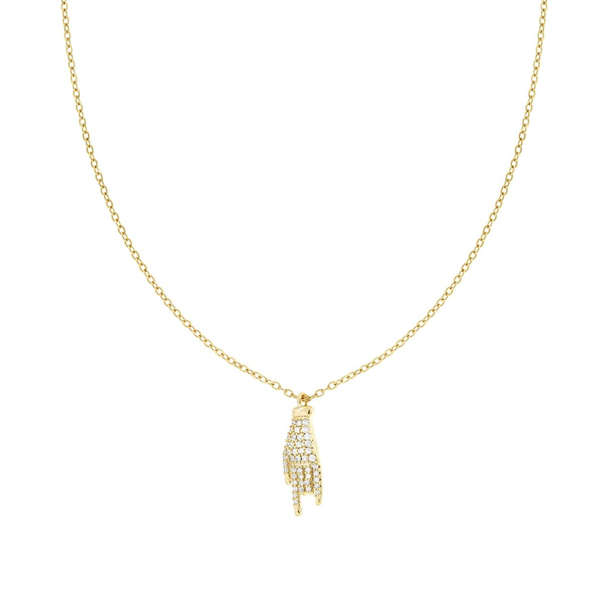 Collana Corna Portafortuna - Acciaio Inossidabile