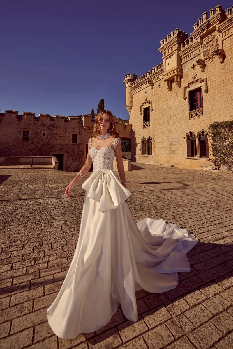 Overskirt in Organza per Abito da Sposa: Eleganza e Romanticismo