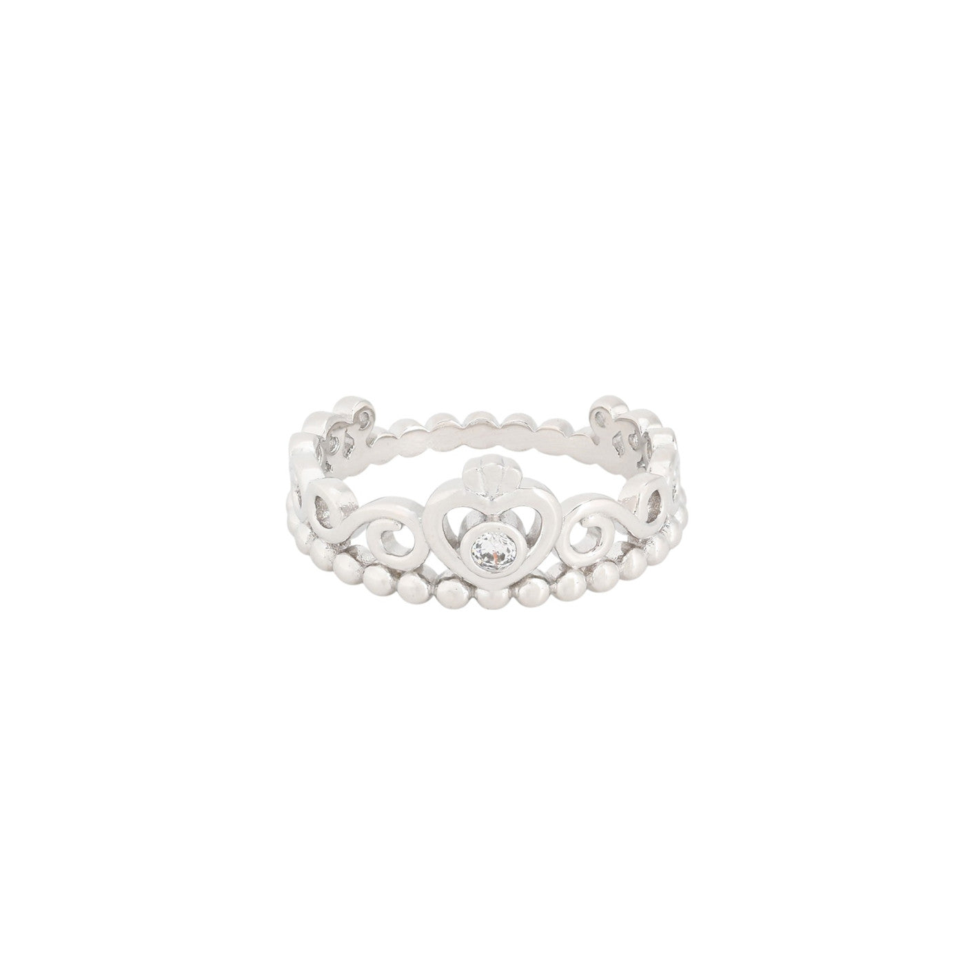Anello BeLove con corona - Placcato in oro