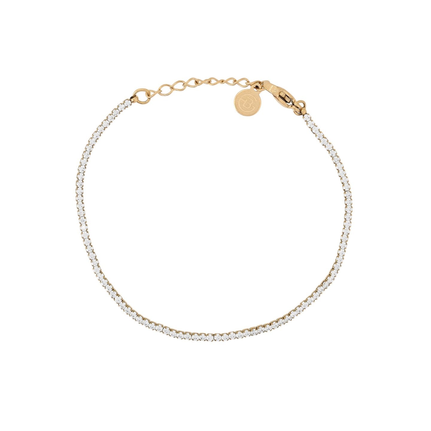 Bracciale rivière in acciaio super sottile