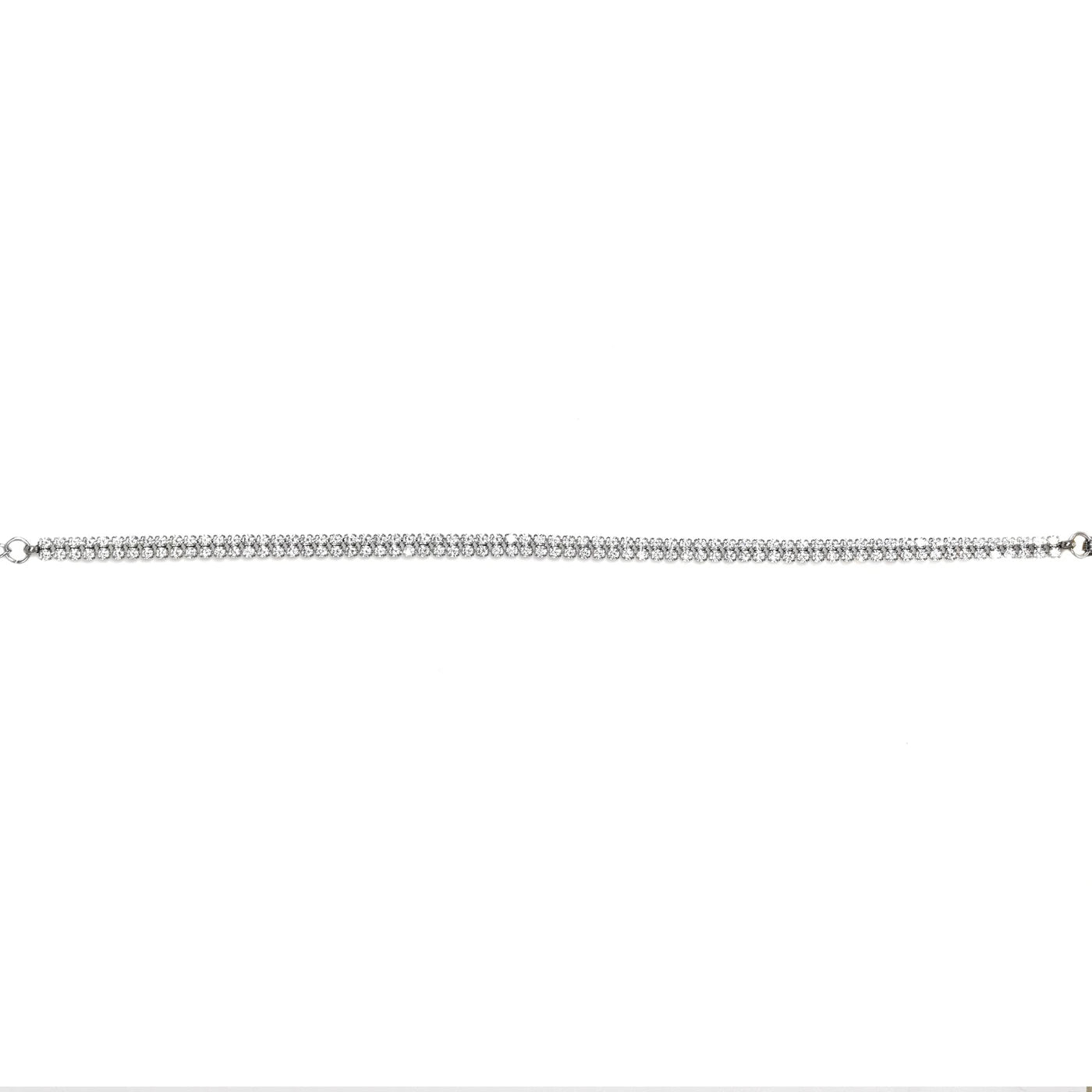 Bracciale Riviera doppio con zirconi