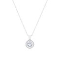 Collana Luxury rotonda con zircone - Argento 925