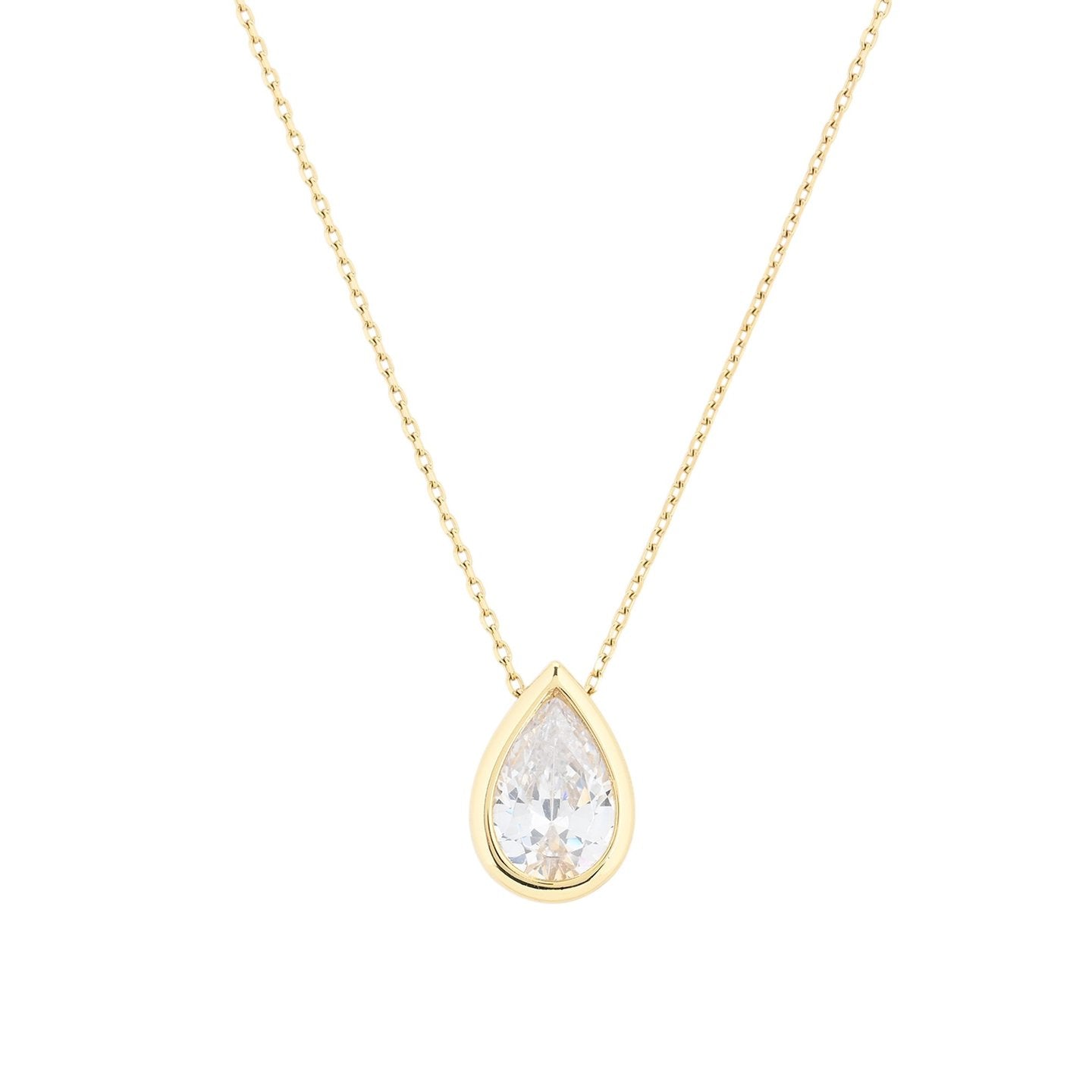 Collana semi preziose pietra gota - Placcato in oro