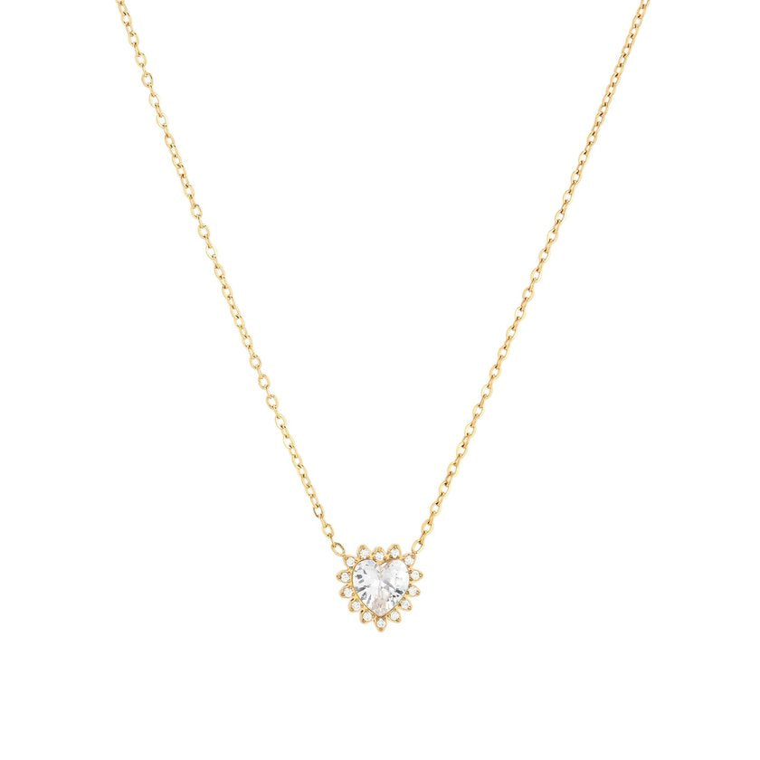 Collana Delicate cuore e zirconi -Acciaio Inossidabile (Copia)