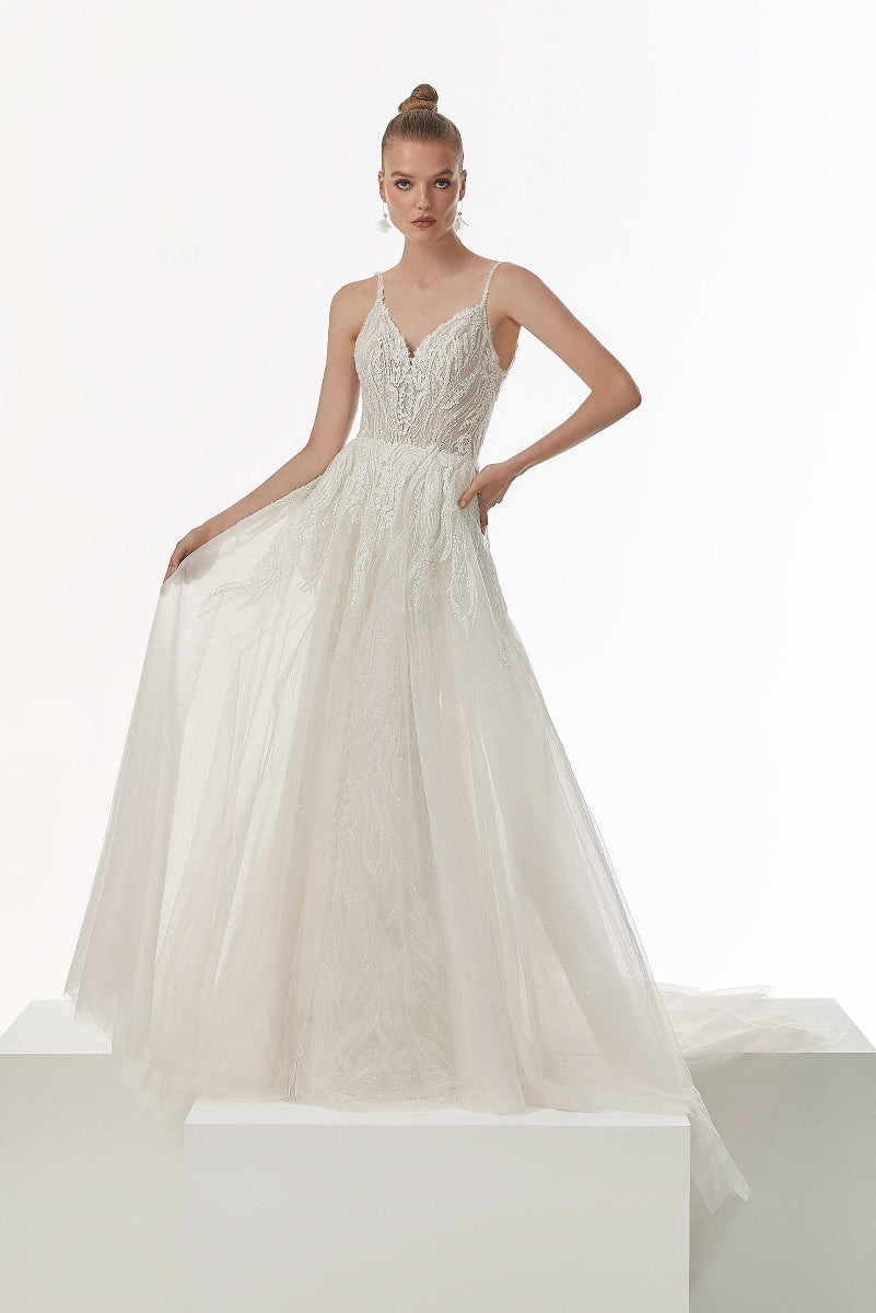 Narcissa Wedding Dress: Elegance and Sparkle for an Unforgettable Wedding
