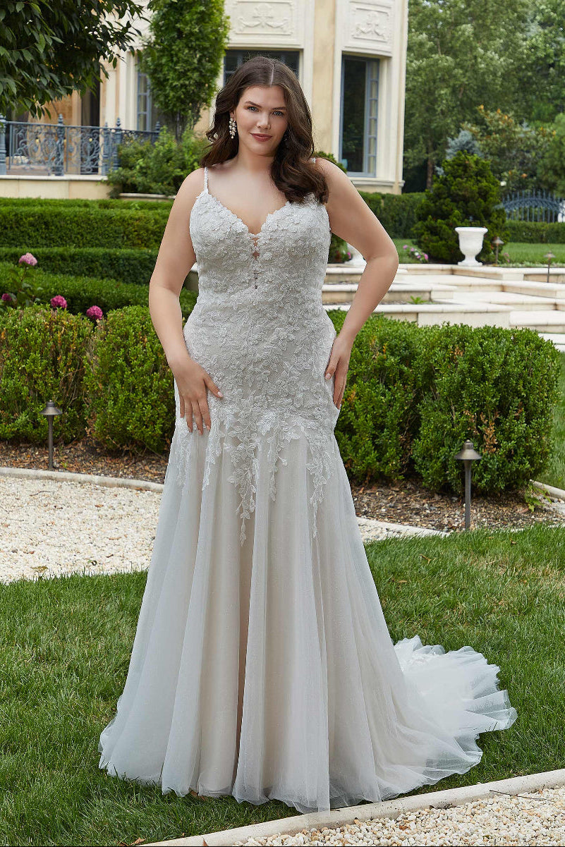 Nicosia Wedding Dress: Elegance and Romance in a Lace Embrace
