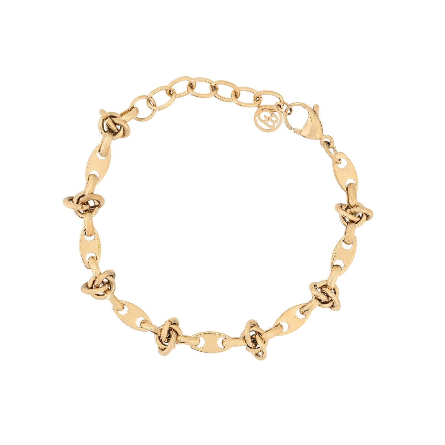 Bracciale spesso glamour con maglie