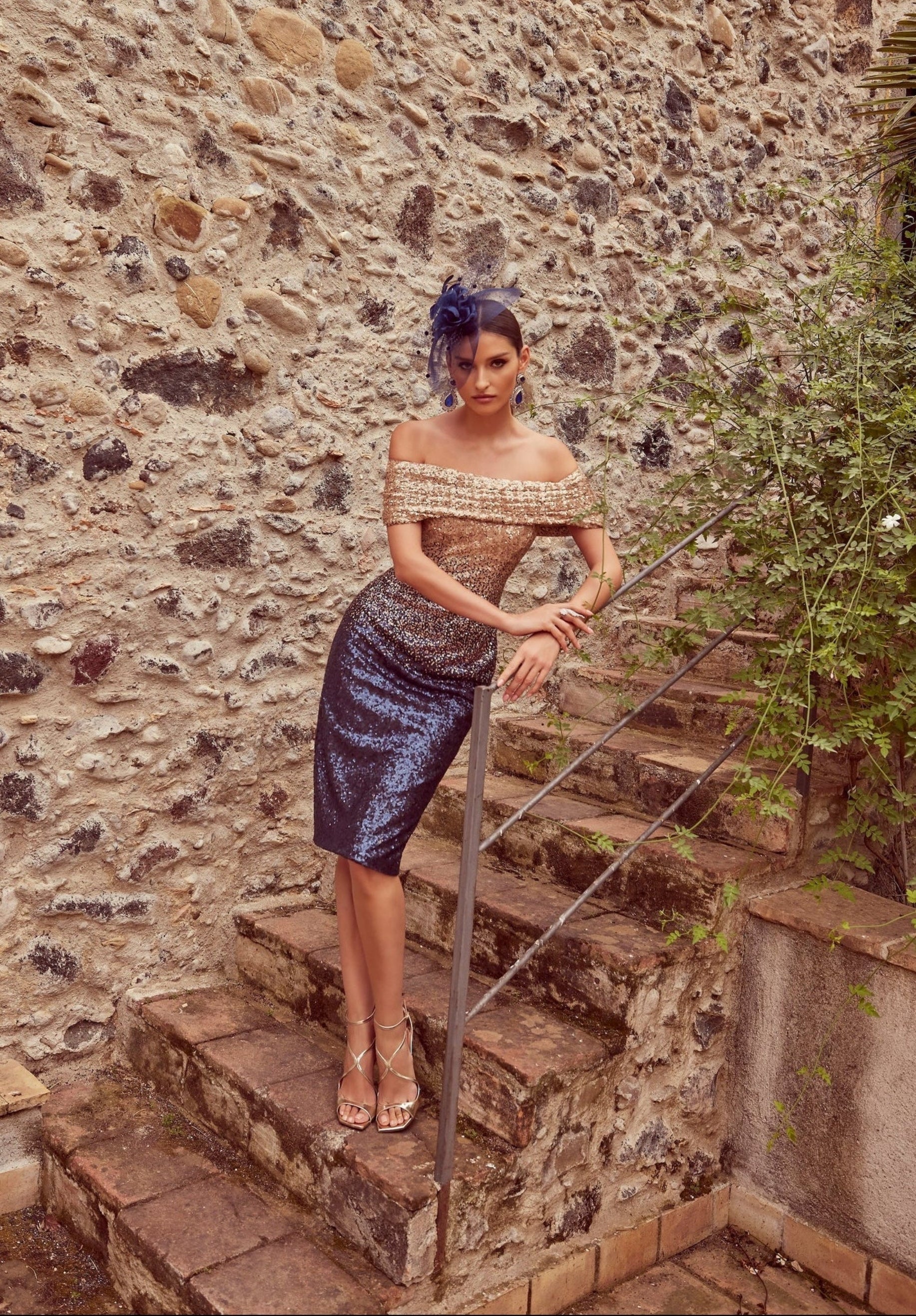 Chiffon Corset Prom Dress with Detachable Sleeves