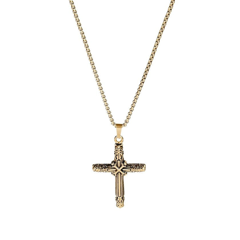 Collana con croce - Acciaio Inossidabile