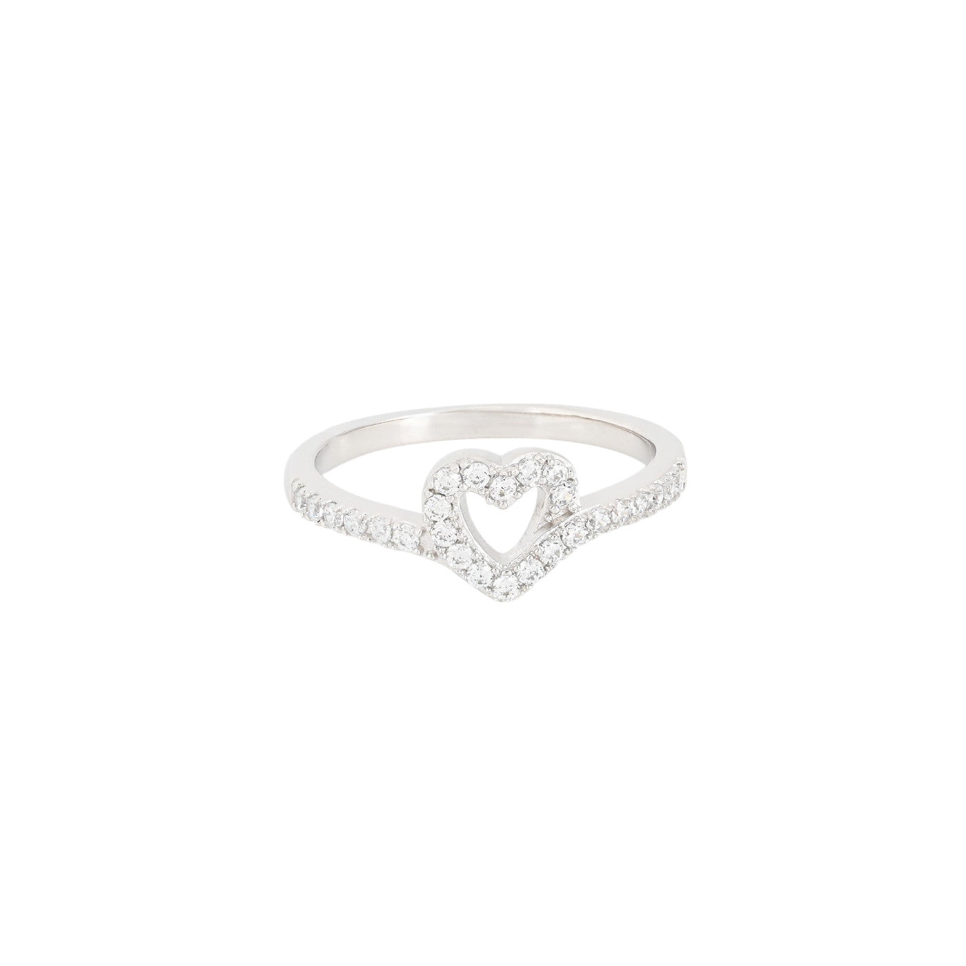 Anello BeLove cuore e zirconi - Placcato in oro