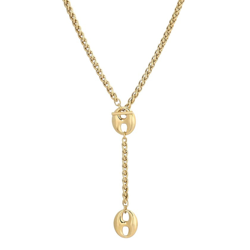 Collana chicco di caffè pendente - Acciaio Inossidabile