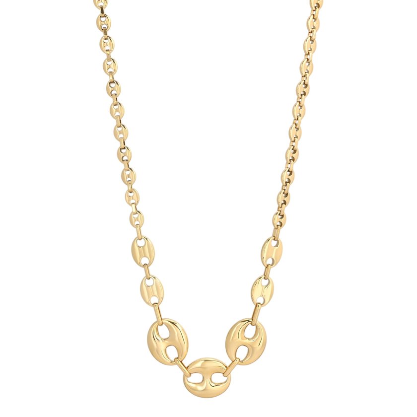 Collana chicco di caffè - Acciaio Inossidabile