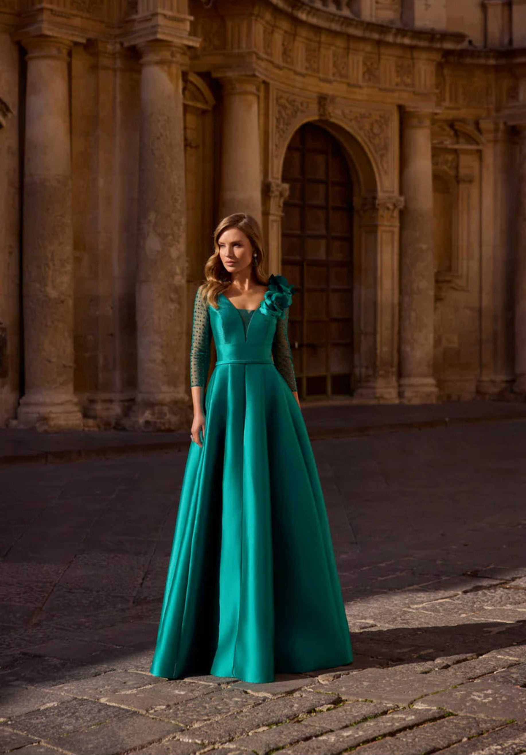 Abito Cerimonia Veni Infantino Teal by AtelierCristina  - 25087