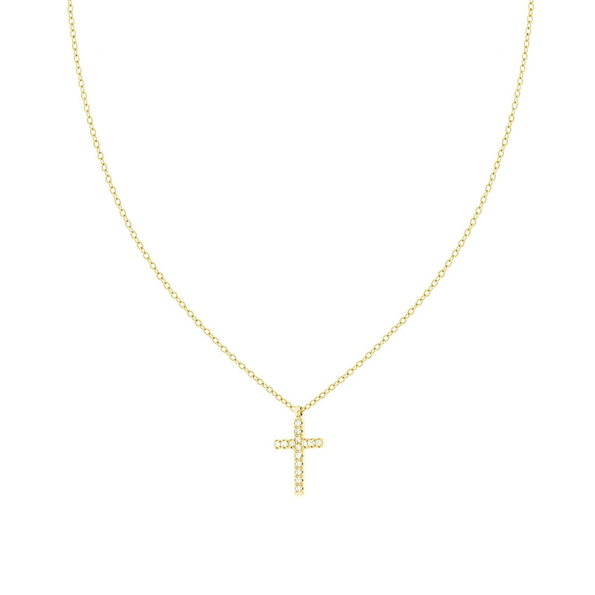 Collana con Croce - Acciaio Inossidabile