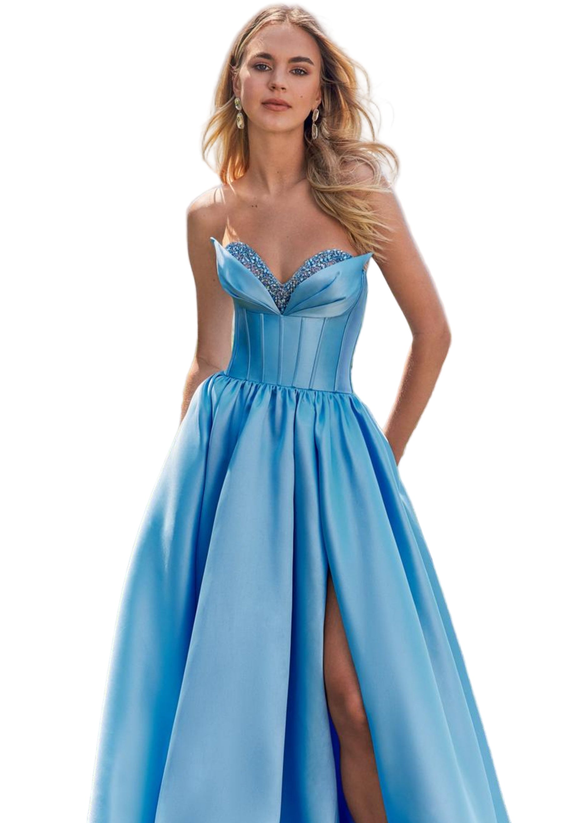 Abito Cerimonia Morilee Light blue - 49107