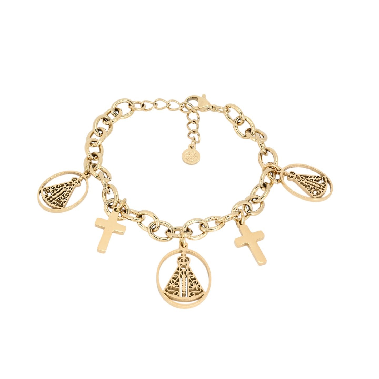 Bracciale con ciondoli - Acciaio Inossidabile