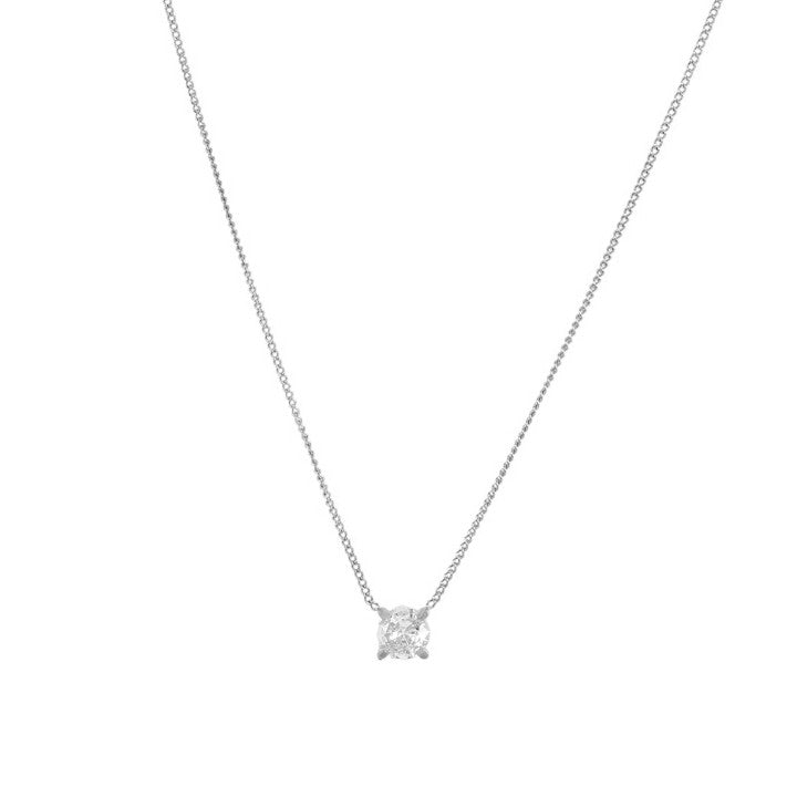Collana Delicate Punto- Luce Acciaio Inossidabile