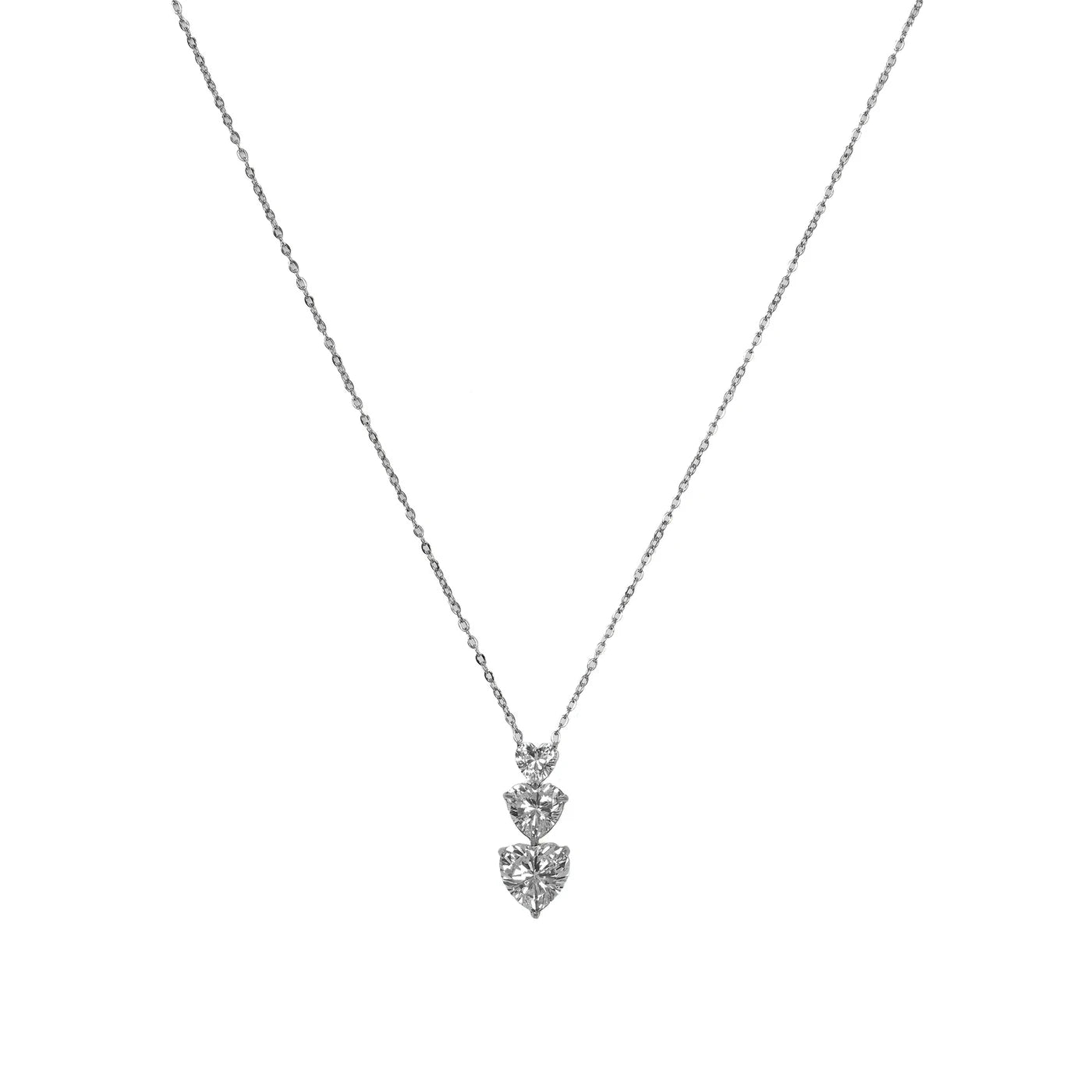 Collana Delicate tre cuori