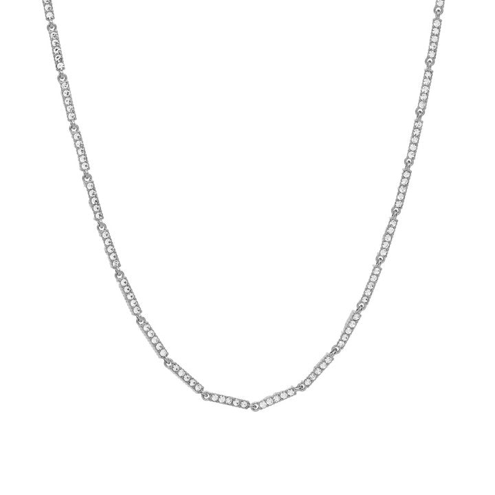 Collana Prestige con Zirconi -acciaio inossidabile