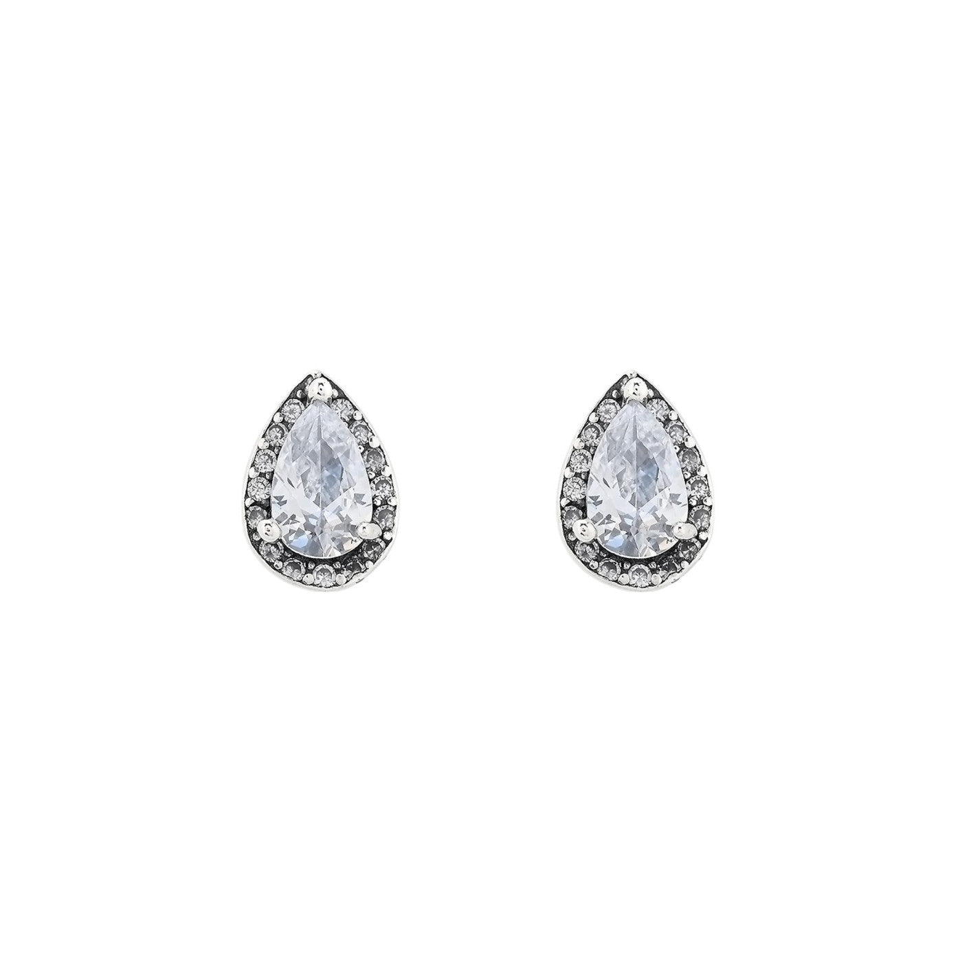 Orecchini spillo Luxury goccia brillante - S925