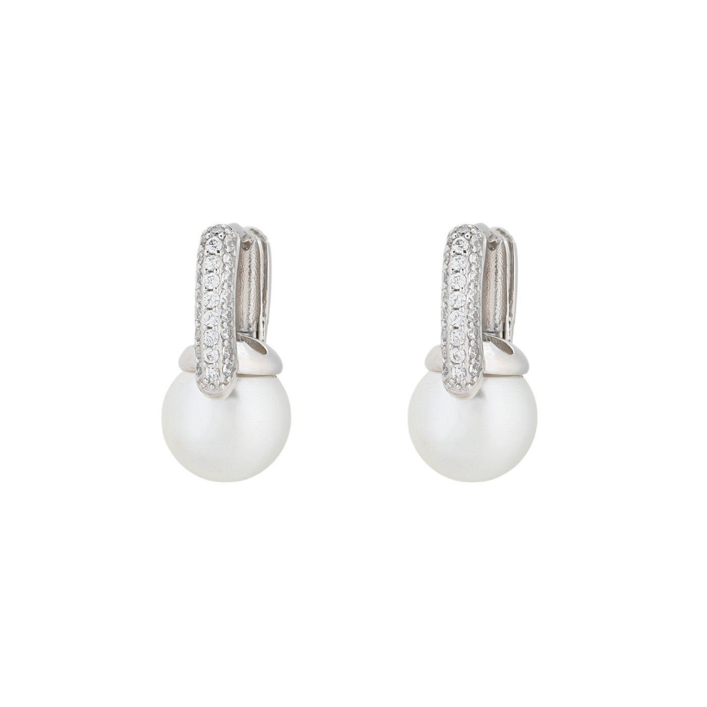 Orecchini BeLove quadrati con perla