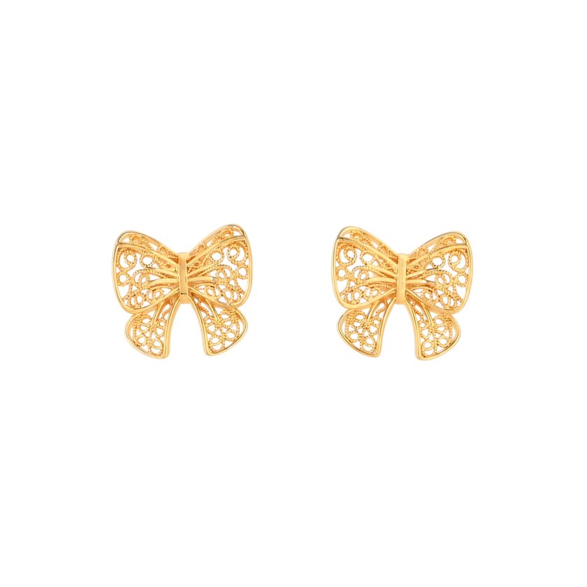 Orecchini Encantos Fiocchetto -Placcatura in oro