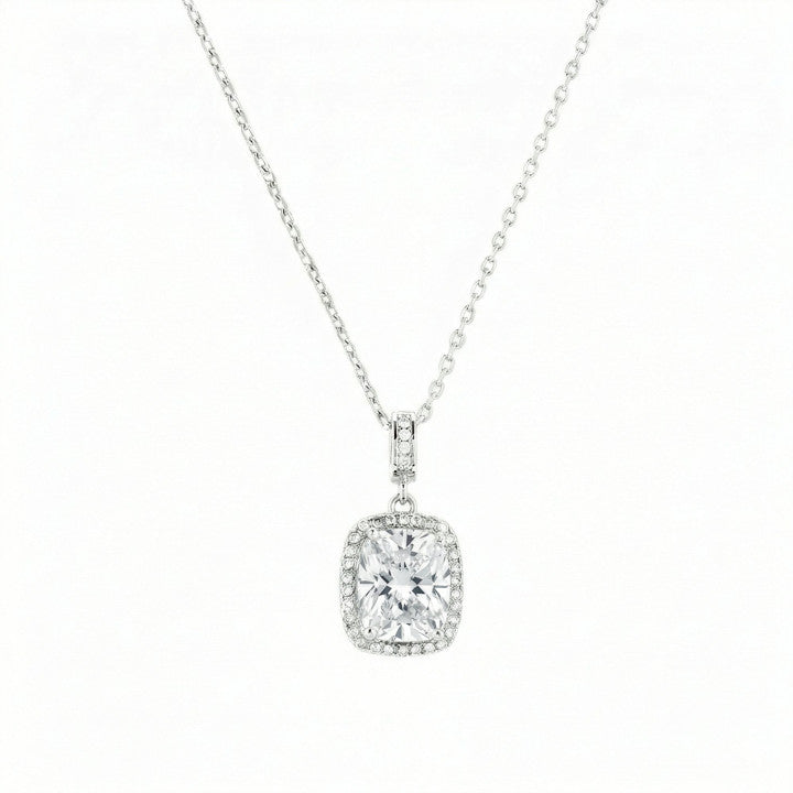 Collana BeLove rettangolare con pietra - Placcatura in oro