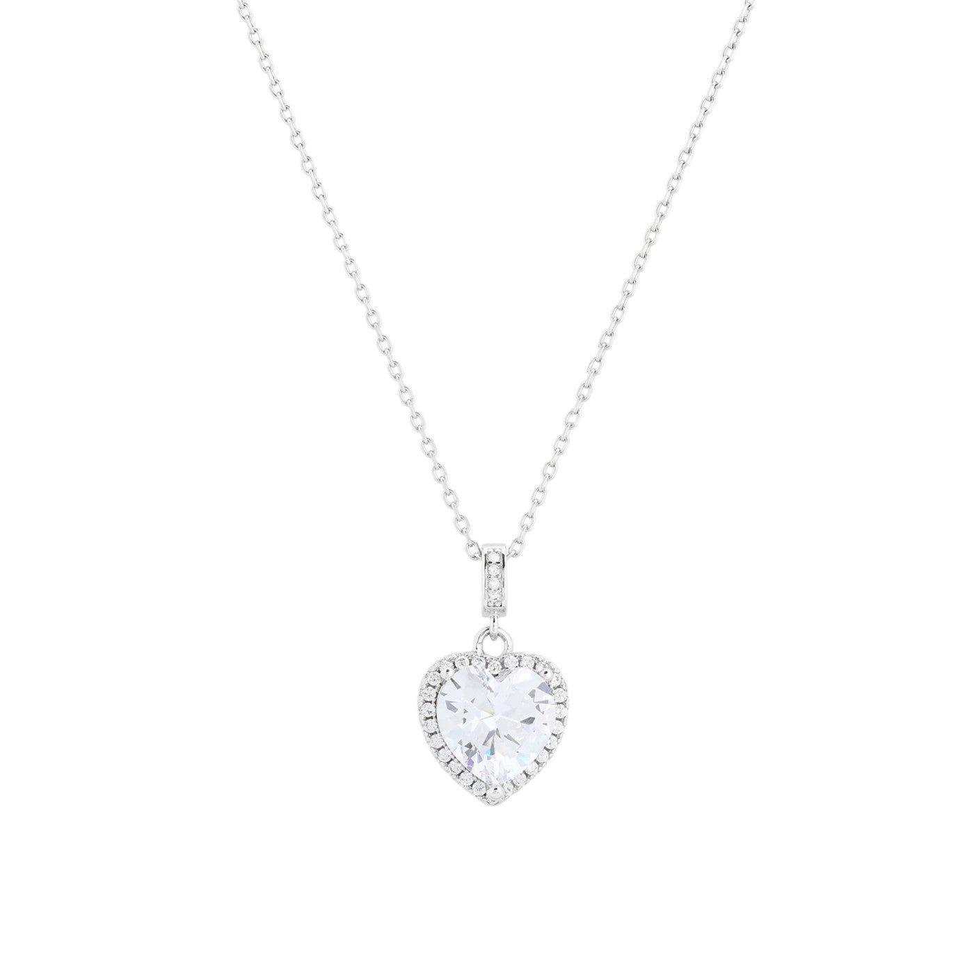 Collana BeLove cuore con zirconi - Placcato in oro